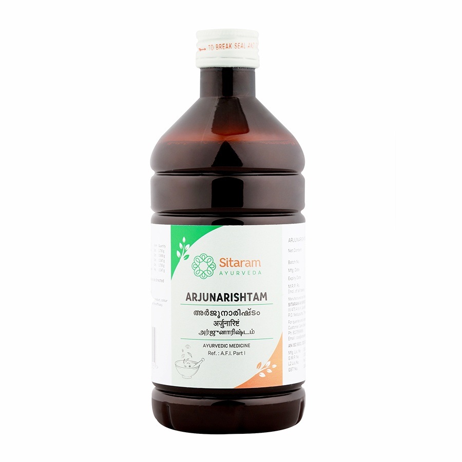 SITARAM AYURVEDA ARJUNARISHTAM Bottle of 450 ML