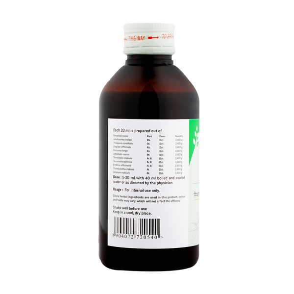NIMBADI KASHAYAM 200 ML - Image 3