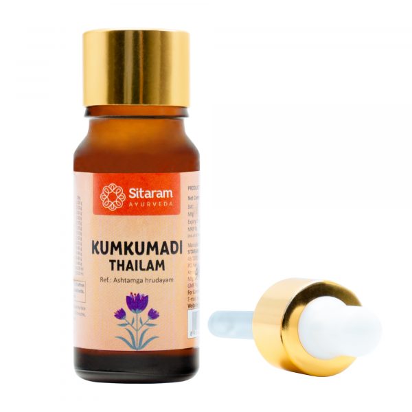 SITARAM AYURVEDA KUMKUMADI THAILAM Bottle of 10 ML