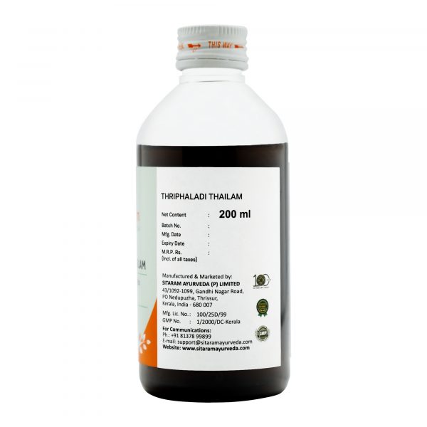 TRIPHALADI THAILAM 200 ML - Image 2